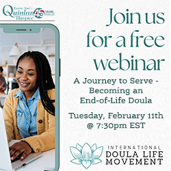 FREE Webinar - A Journey to Serve: Becoming a Death/End-of-Life Doula