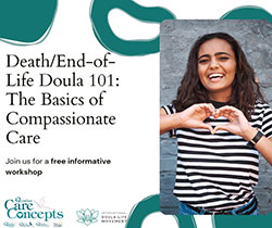 FREE WORKSHOP - Death/End-of-Life Doula 101: The Basics of Compassionate Care